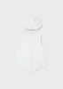 MAYORAL COTTON ROMPER WITH HAT