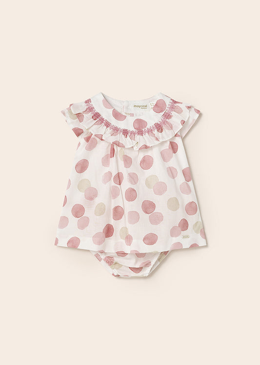 MAYORAL POLKA DOT PRINTED DRESS