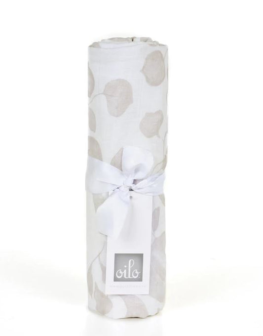 OILO LEAF INFANT SWADDLE BLANKET