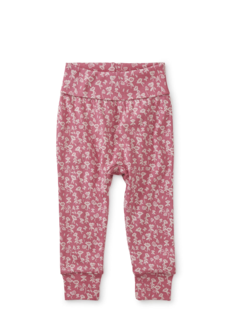 TEA COLLECTION FOLD OVER WAIST BABY PANTS