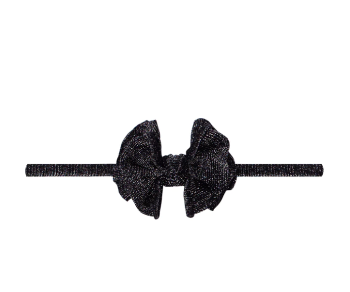 BABY BLING METALLIC BABY FAB SKINNY: BLACK