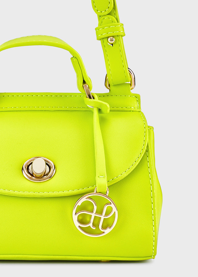 ABEL + LULA SATCHEL BAG - LIME GREEN