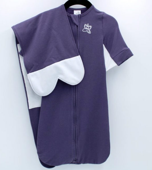 BUTTERFLY SWADDLE - TWILIGHT PURPLE