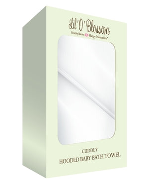 CUDDLY HOODED BABY BATH TOWEL