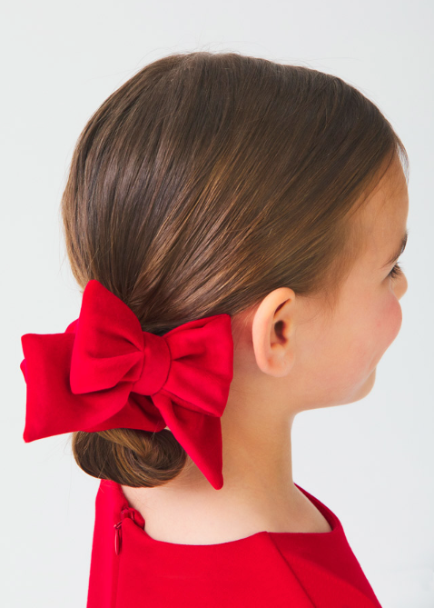 VELVET HAIR TIE WITH GLITTER