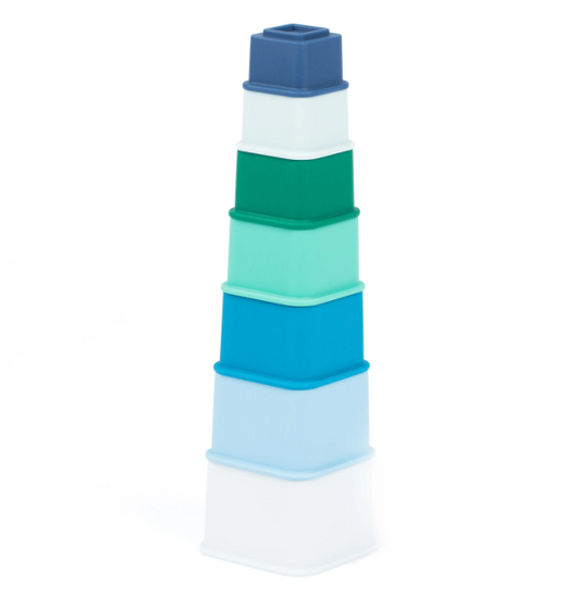 COOL BLUE HAPPY STACKS