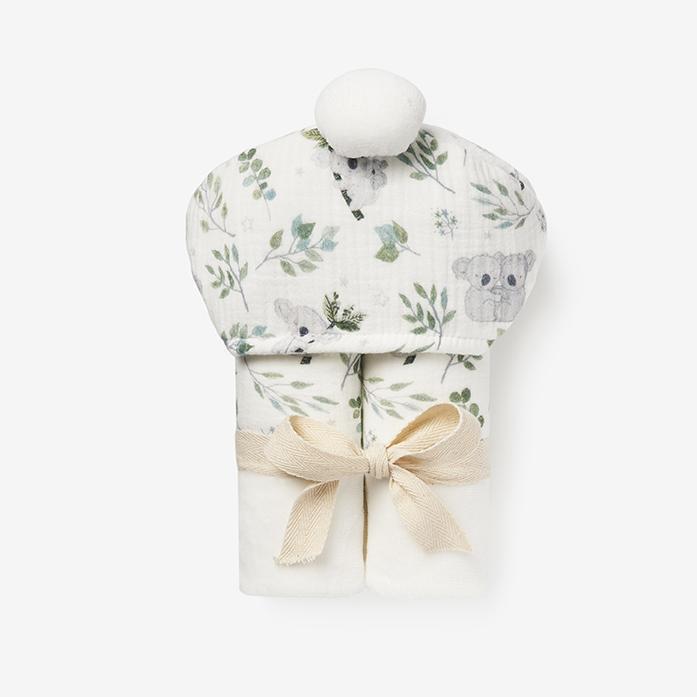 ORGANIC BATH WRAP KOALA PRINT