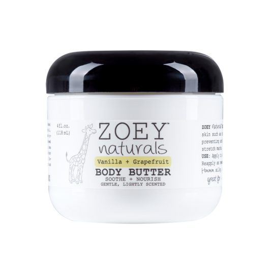 ZOEY NATURALS GRAPEFRUIT VANILLA BODY BUTTER