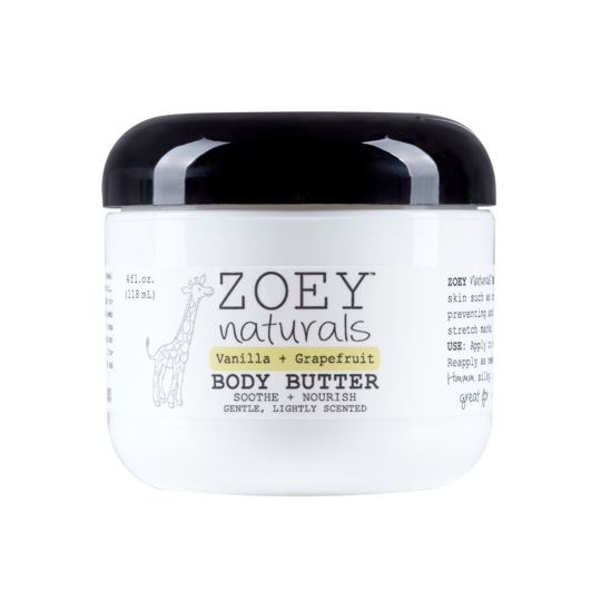 ZOEY NATURALS GRAPEFRUIT VANILLA BODY BUTTER