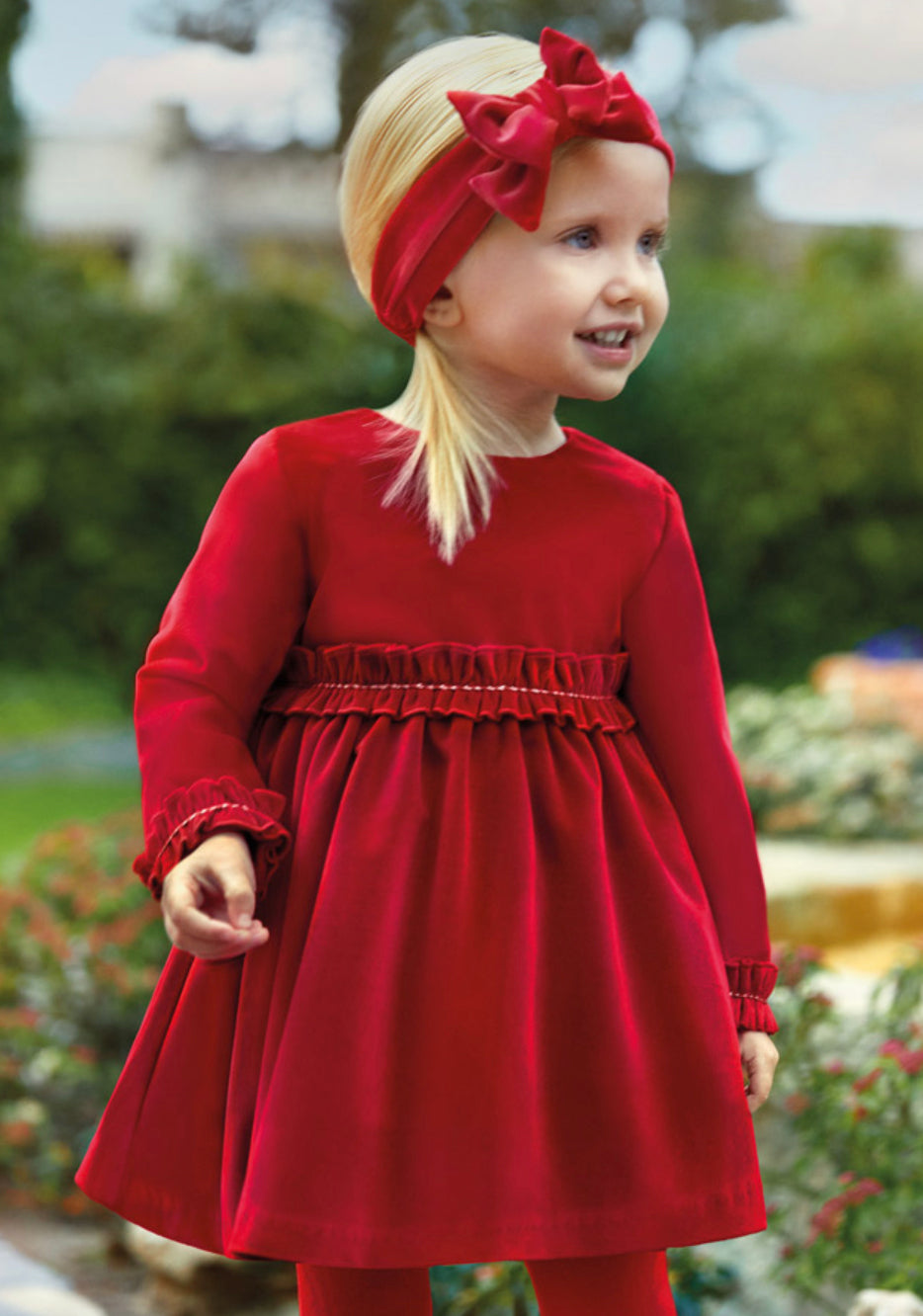 ABEL & LULA VELVET DRESS