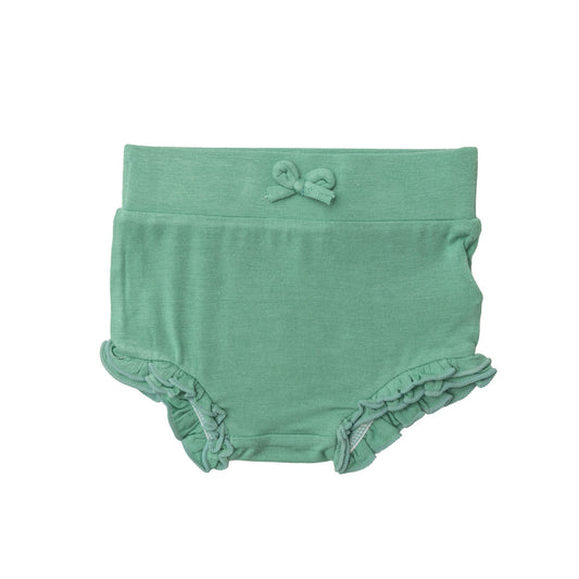 WINTER GREEN HIGH WAISTED SHORTS