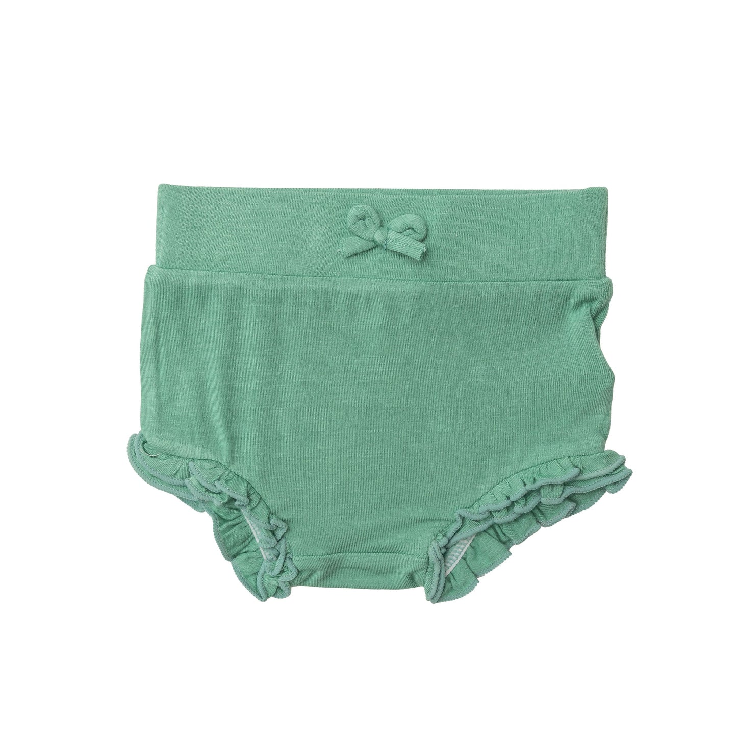 WINTER GREEN HIGH WAISTED SHORTS