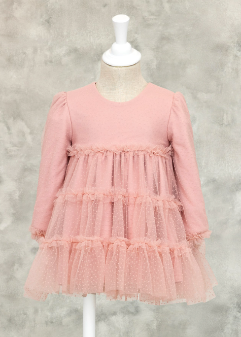 ABEL & LULA PLUMETI TULLE DRESS
