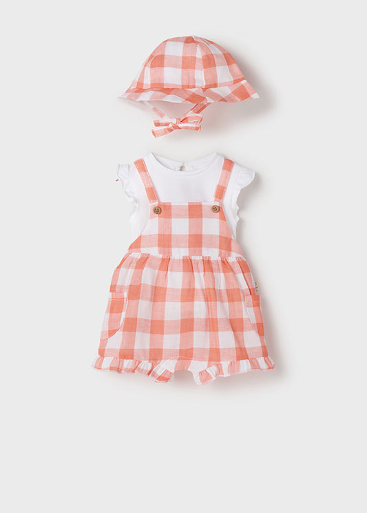 MAYORAL OVERALL SET WITH HAT