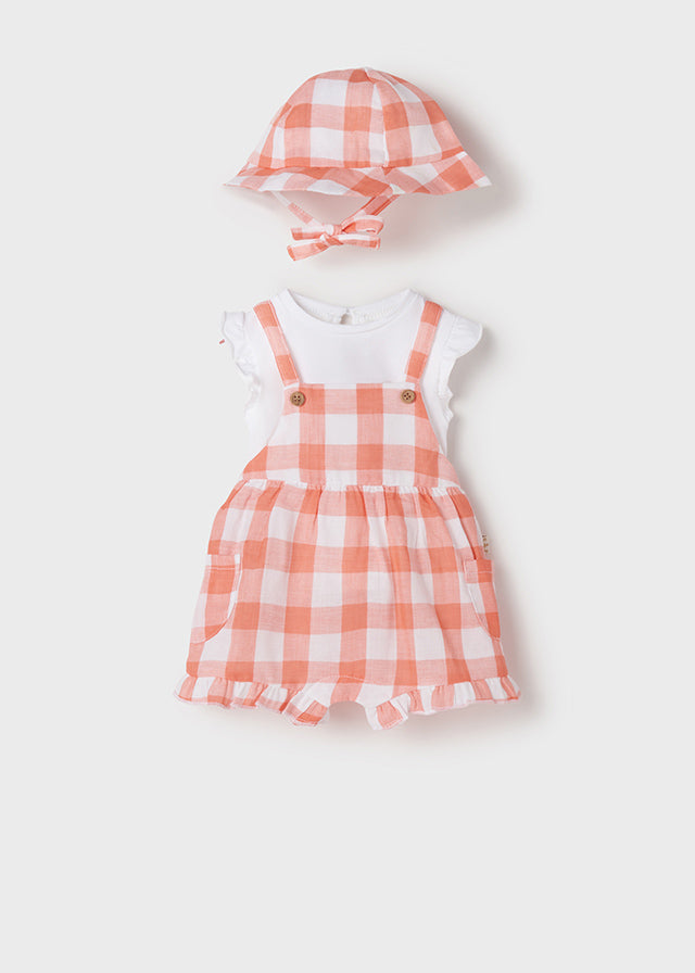 MAYORAL OVERALL SET WITH HAT