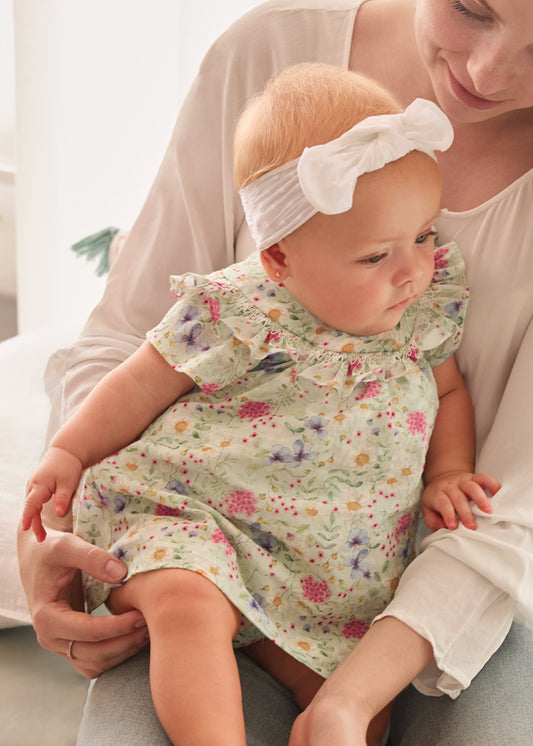 MAYORAL FLORAL PRINTED DRESS