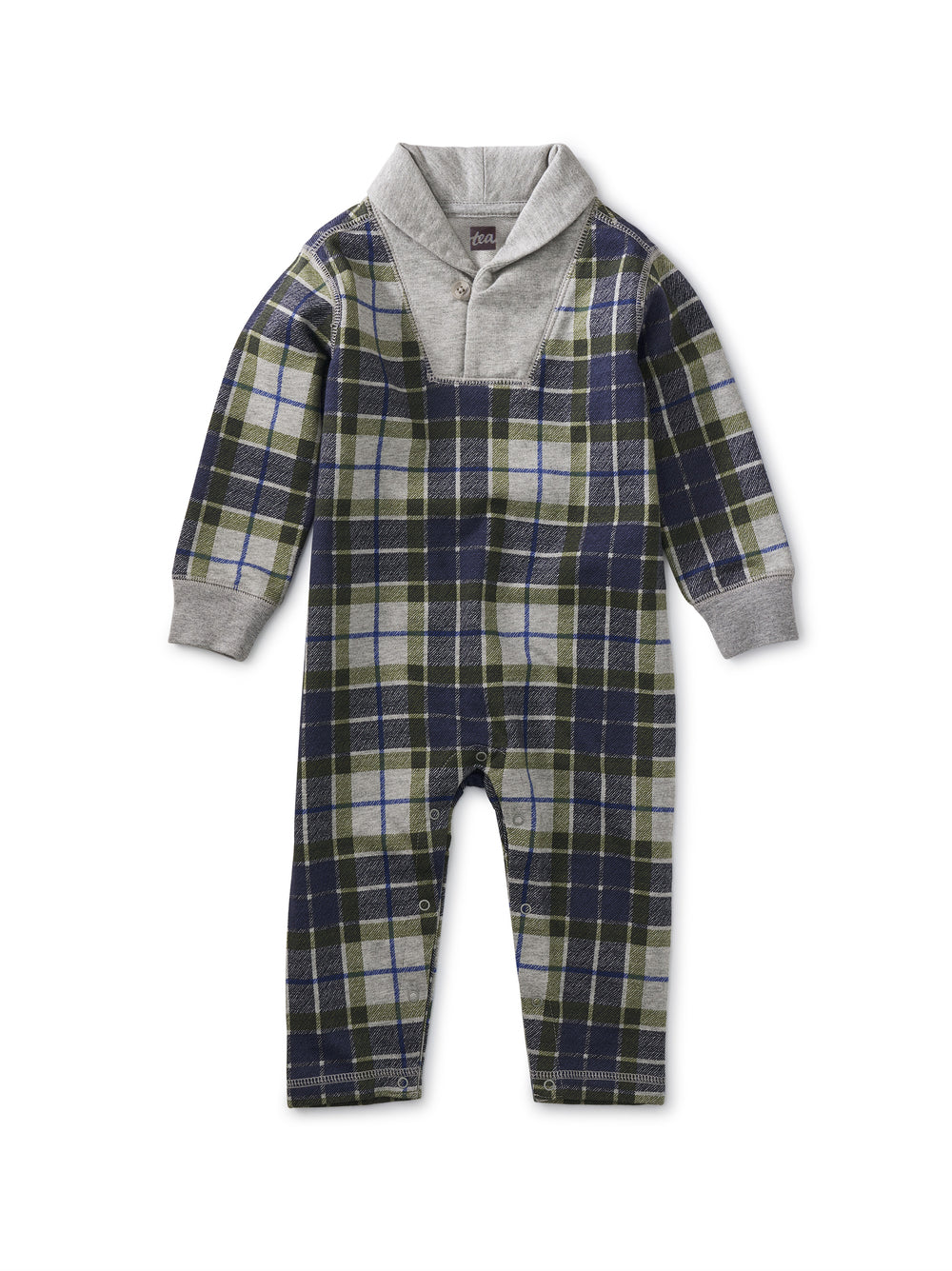 SHAWL COLLAR BABY ROMPER