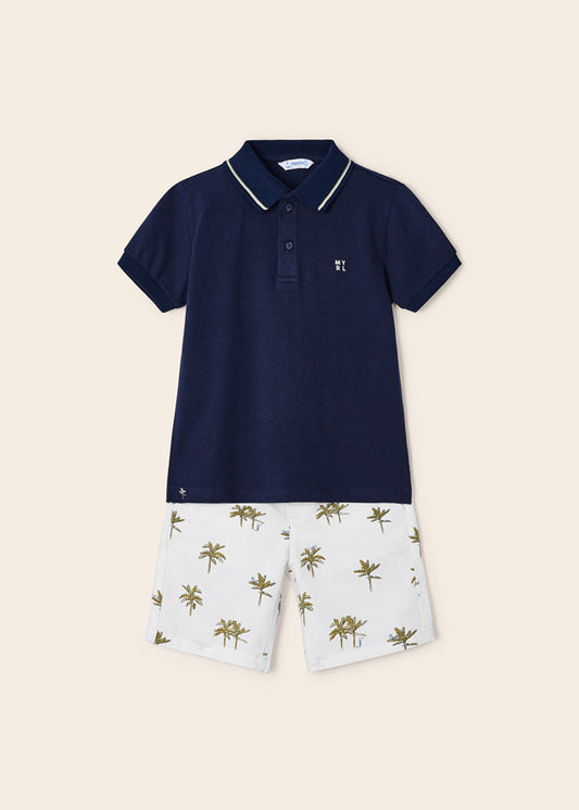 MAYORAL PRINTED SHORT SET