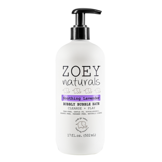 ZOEY NATURALS LAVENDER BUBBLE BATH 17 OZ.
