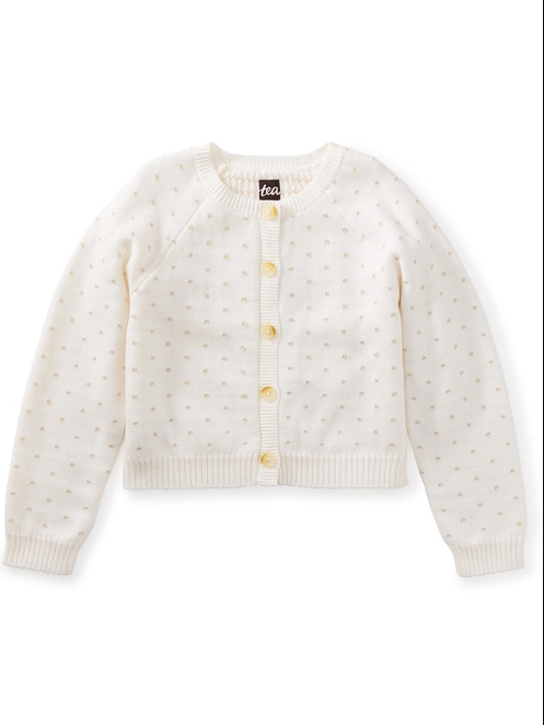 GOLD SPARKLE CARDIGAN