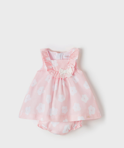 MAYORAL PATTERNED DRESS -PINK