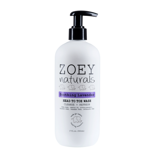 ZOEY NATURALS LAVENDER HEAD TO TOE WASH 17OZ