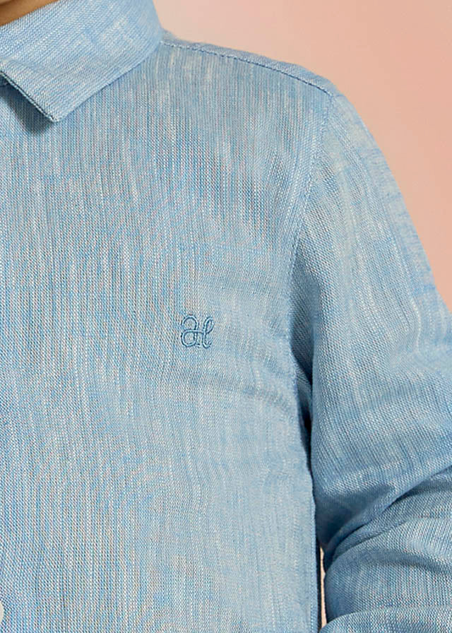 ABEL & LULA LONG SLEEVE SHIRT - BLUE