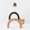 WEE GALLERY BAMBOO NESTING BEAR