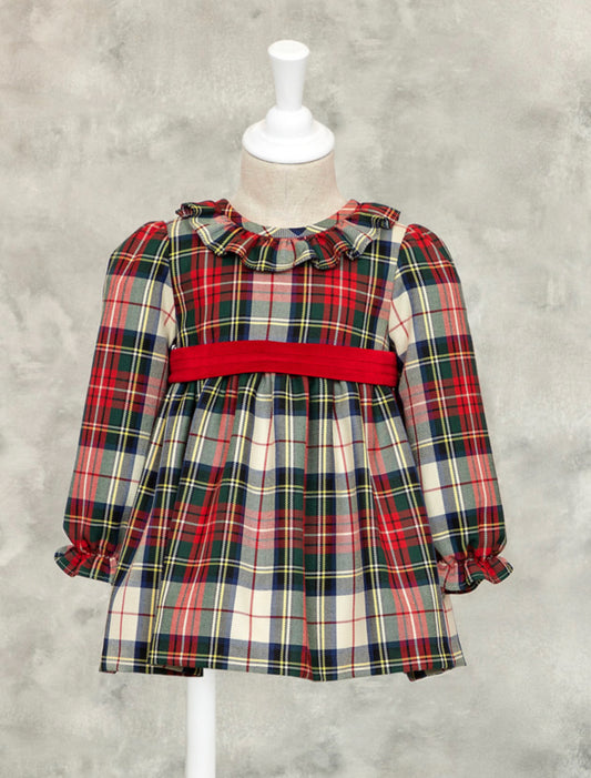 ABEL & LULA PLAID DRESS