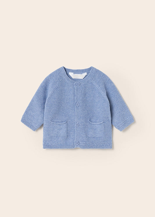 MAYORAL KNIT CARDIGAN - LIGHT BLUE