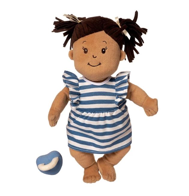 BABY STELLA DOLL BEIGE WITH BROWN HAIR