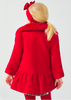 ABEL & LULA WOOLEN COAT - RED