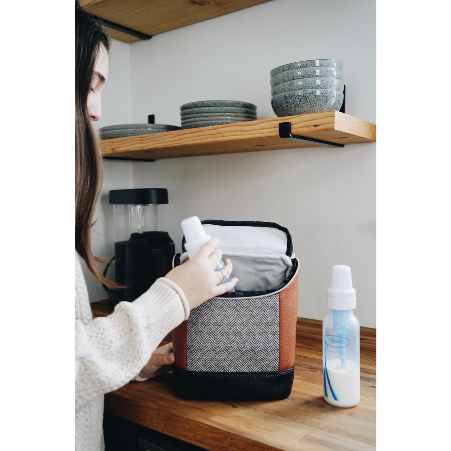 COFFEE & CREAM CHILL LIKE A BOSS BOTTLE BAG