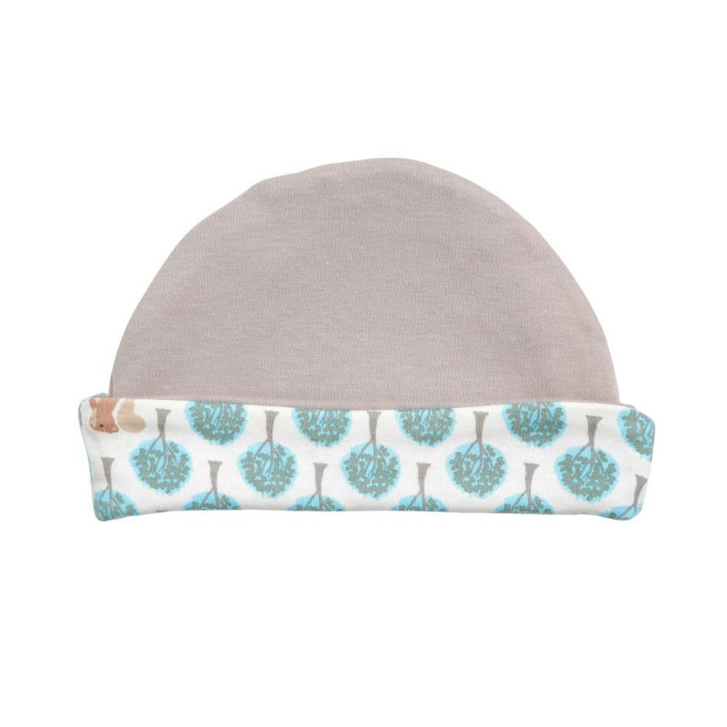 HAT BLUE FOREST PRINT