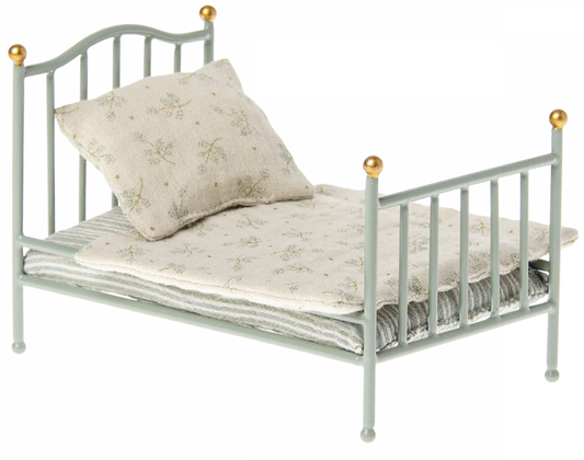 MAILEG VINTAGE BED , MOUSE MINT