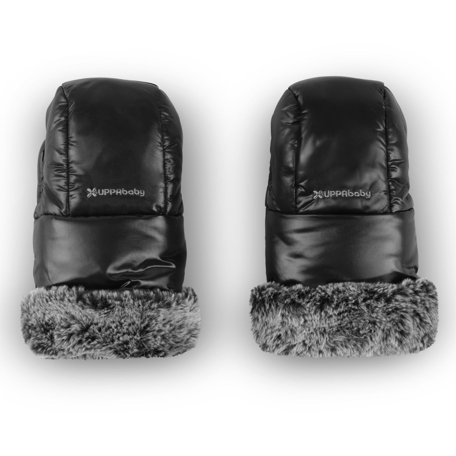uppababy cozy ganoosh alternative CozyHandmuffs Luxe – Lyla – Onyx Nylon – Buttercup Baby Co