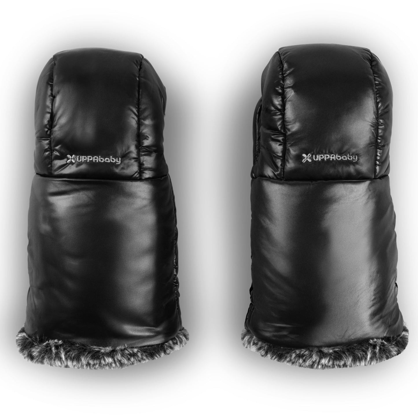 CozyHandmuffs Luxe – Lyla – Onyx Nylon