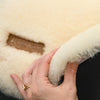 Seat Liner Luxe- Natural- Shearling Wool
