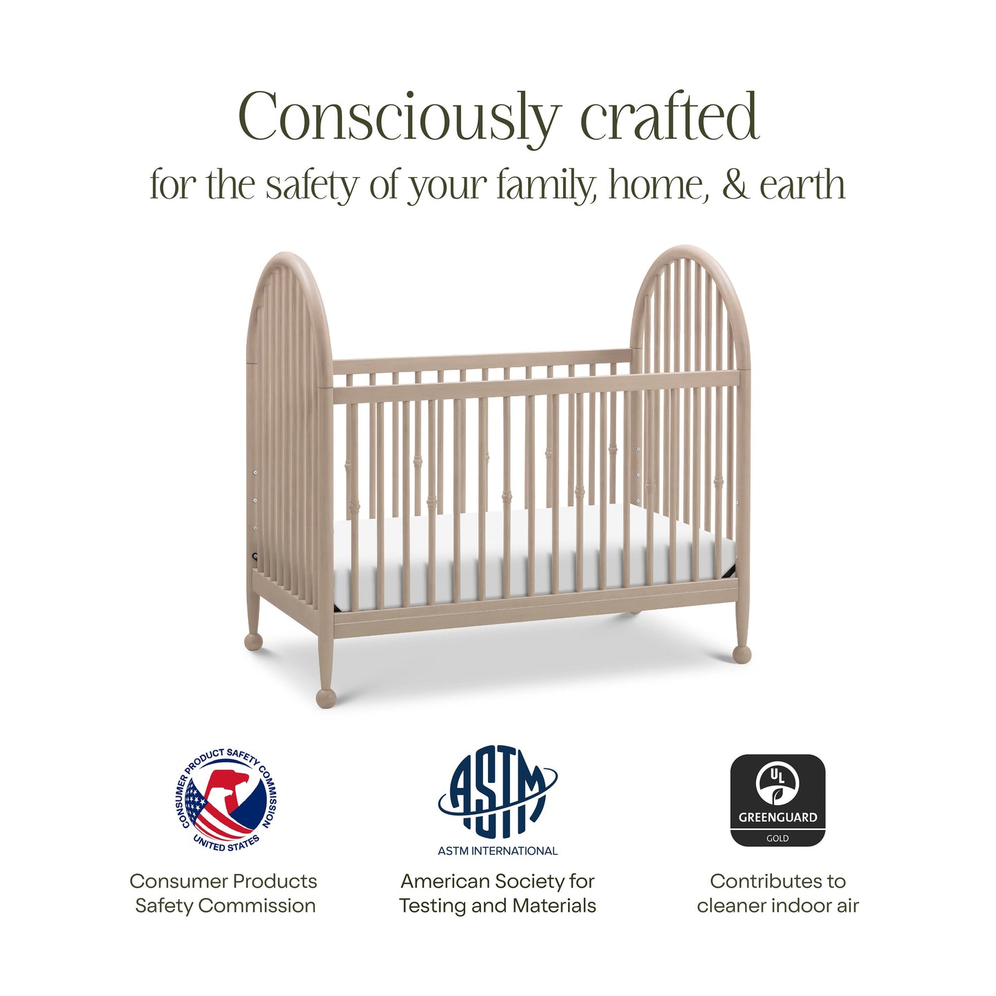 NAMESAKE ALOUETTE 3-IN-1 CONVERTIBLE SPINDLE CRIB