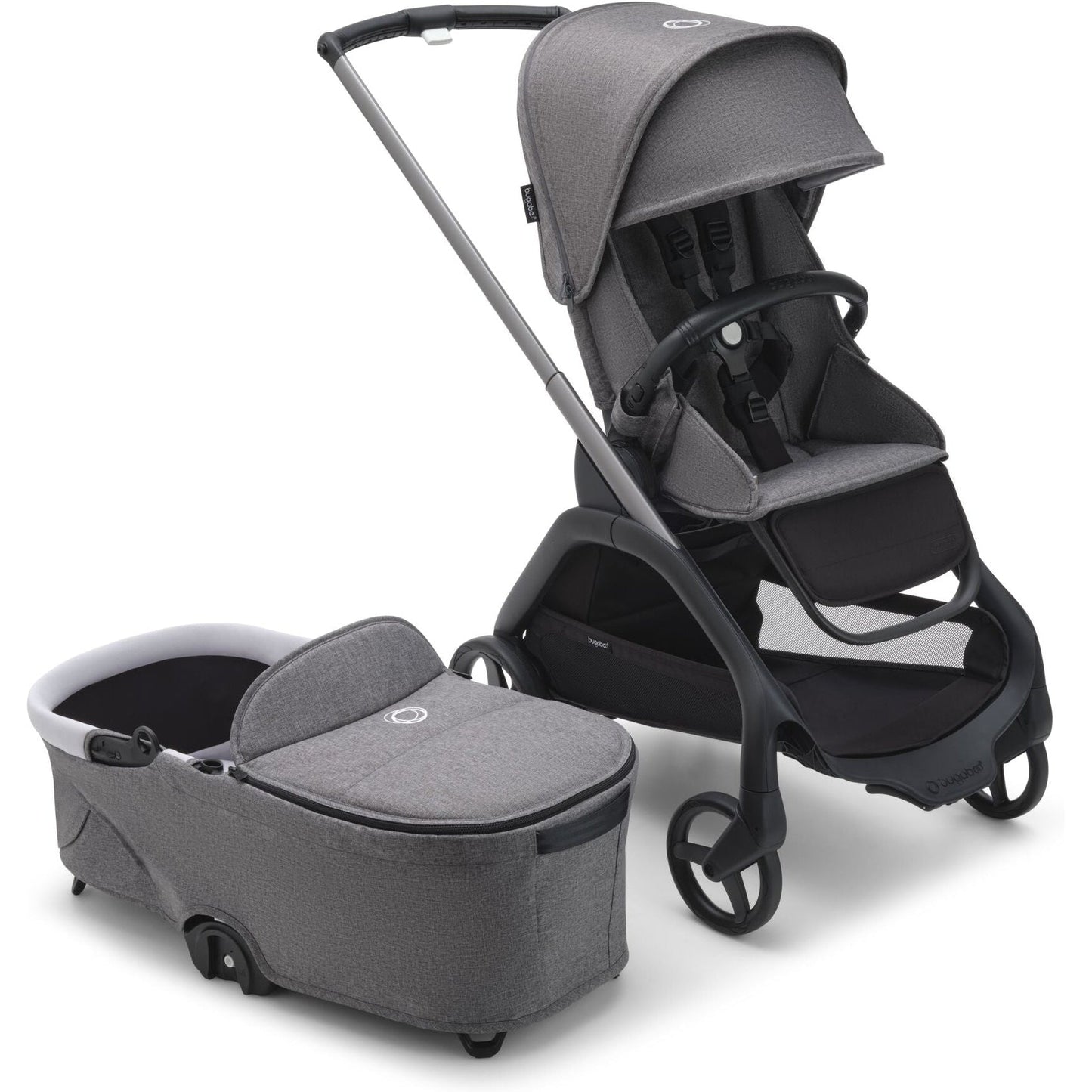 BUGABOO DRAGONFLY STROLLER + BASSINET