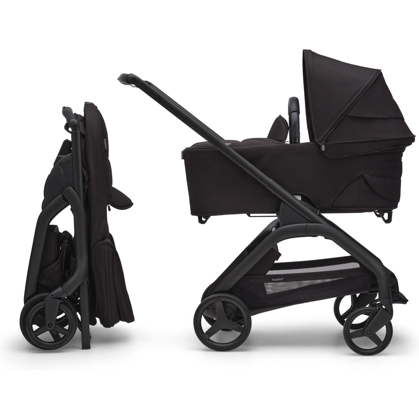 BUGABOO DRAGONFLY STROLLER + BASSINET