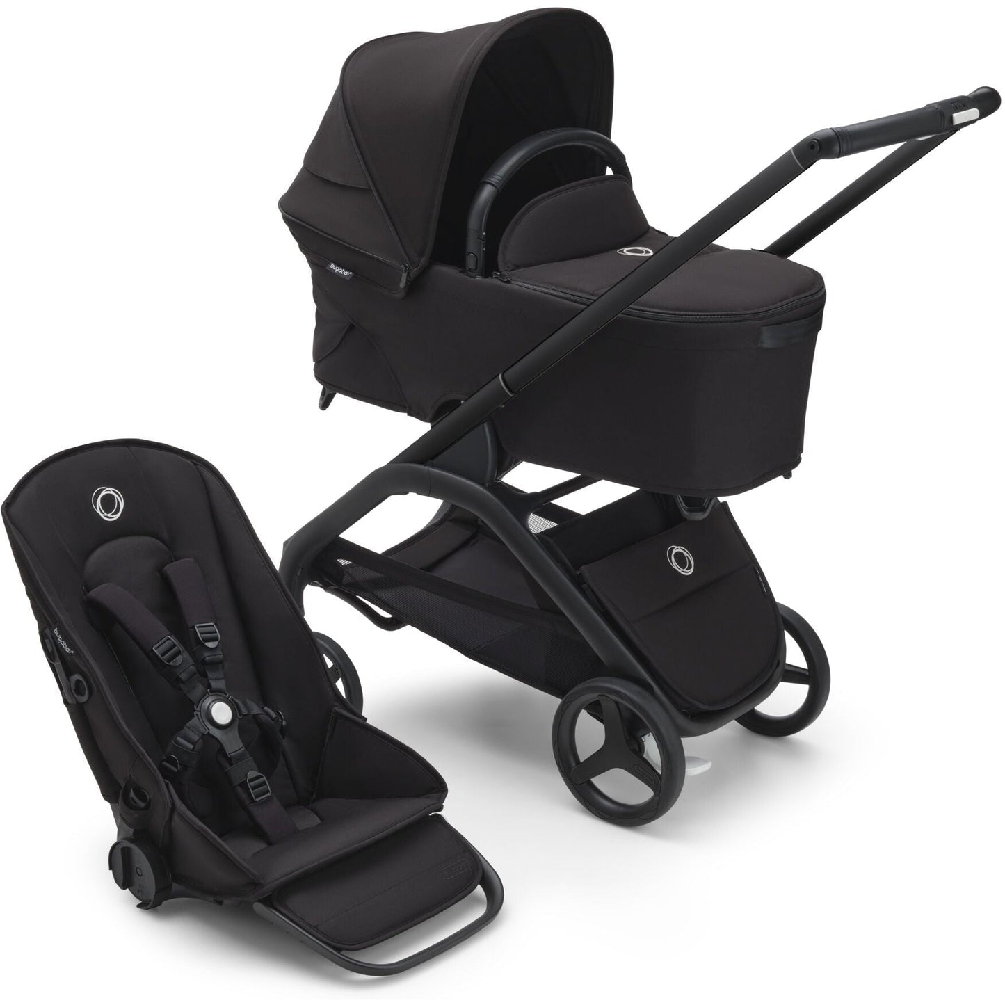 BUGABOO DRAGONFLY STROLLER + BASSINET