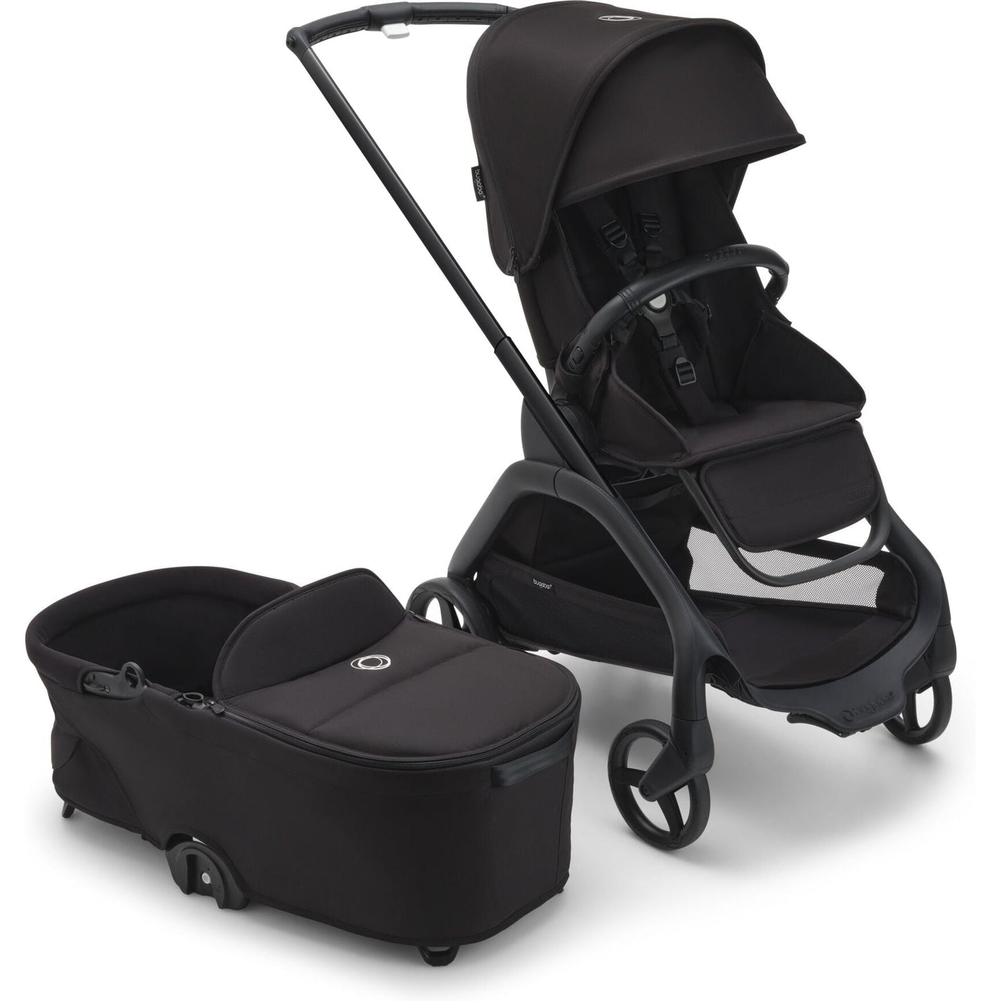 BUGABOO DRAGONFLY STROLLER + BASSINET