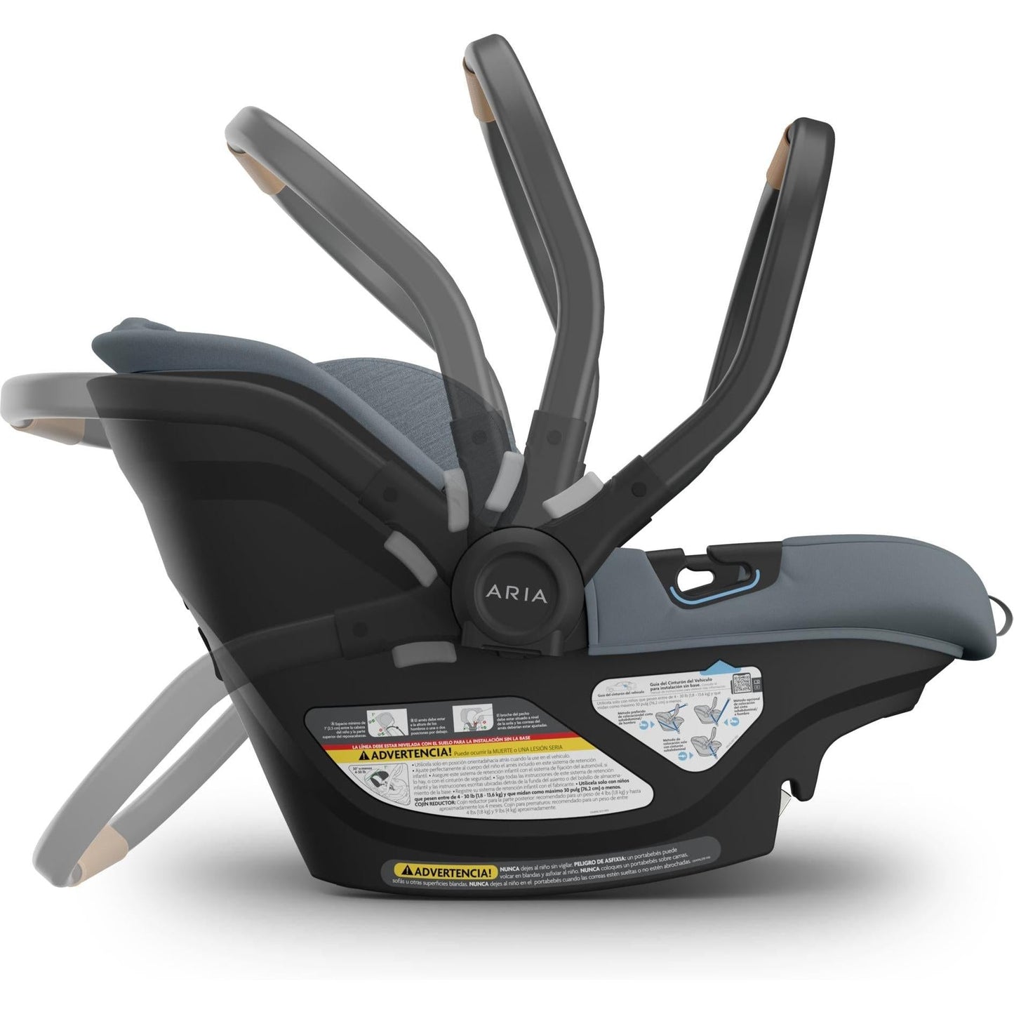 UPPABABY ARIA V2 INFANT CAR SEAT - EVELYN