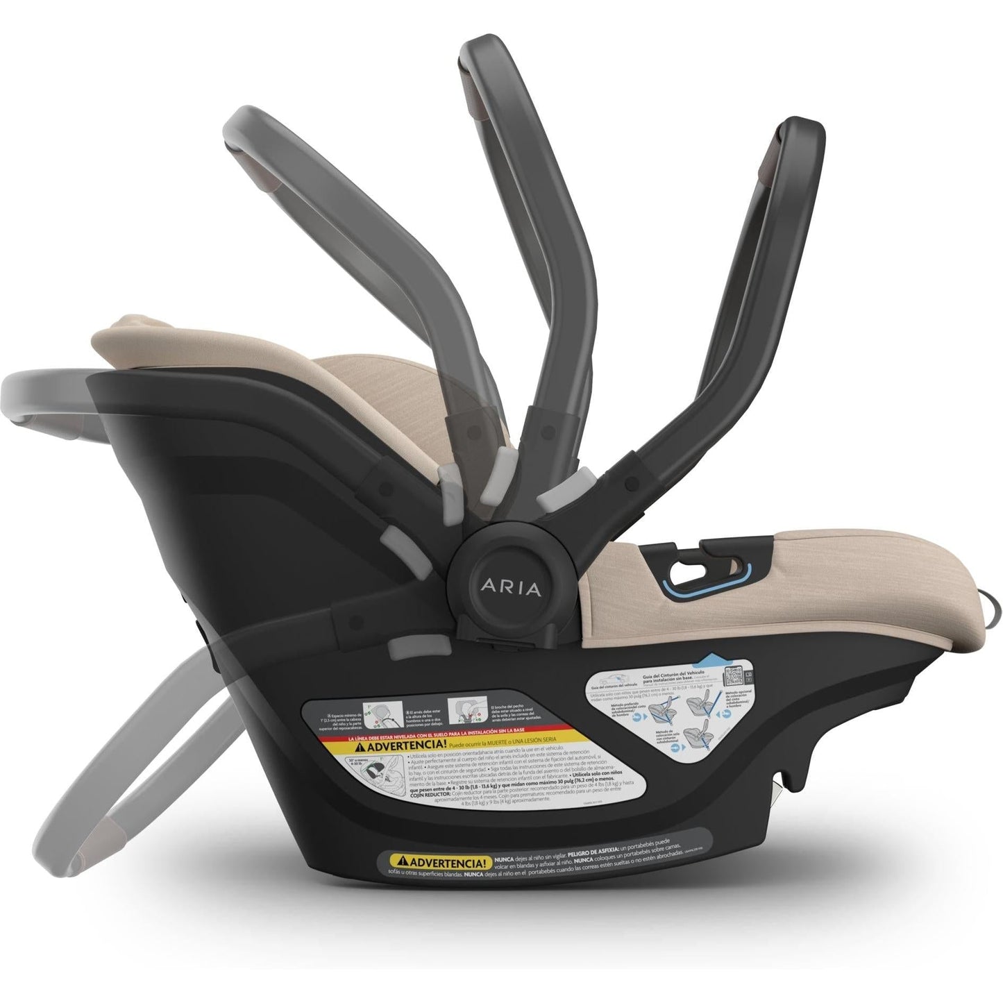 UPPABABY ARIA V2 INFANT CAR SEAT - EVELYN