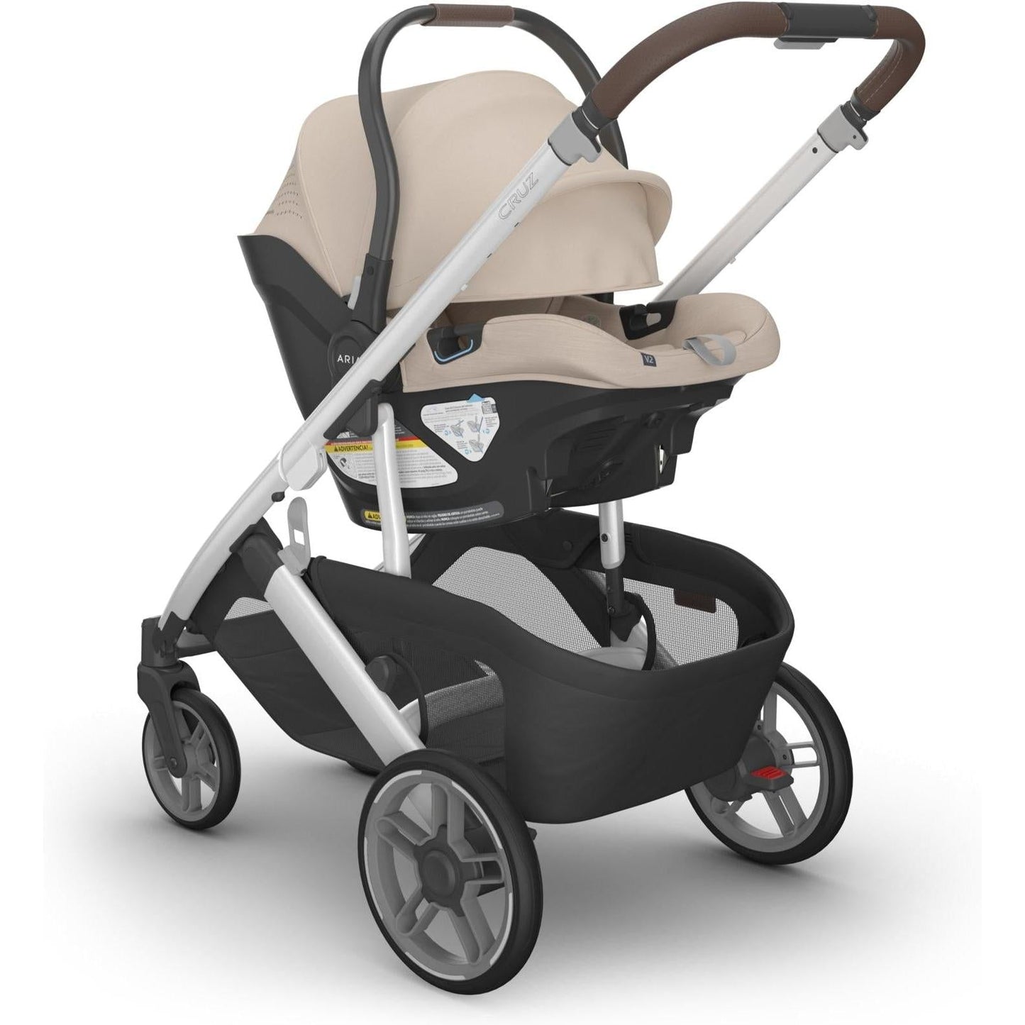 UPPABABY ARIA V2 INFANT CAR SEAT - EVELYN