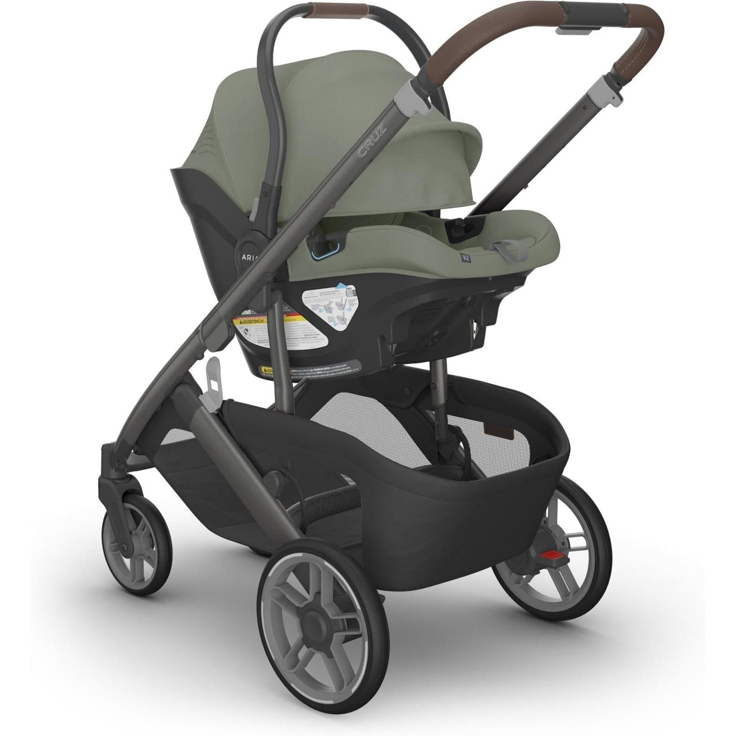 UPPABABY ARIA V2 INFANT CAR SEAT - EVELYN