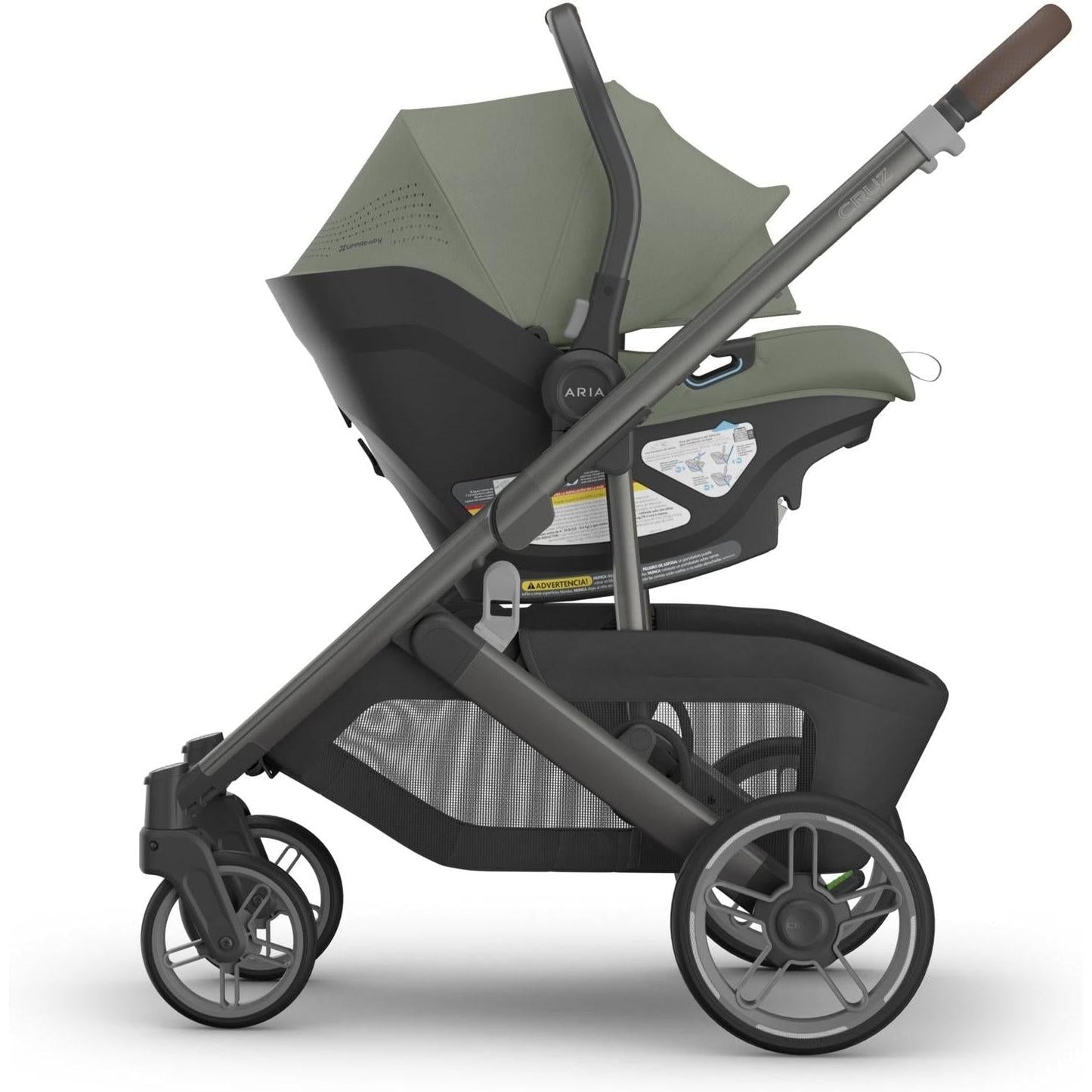 UPPABABY ARIA V2 INFANT CAR SEAT - EVELYN