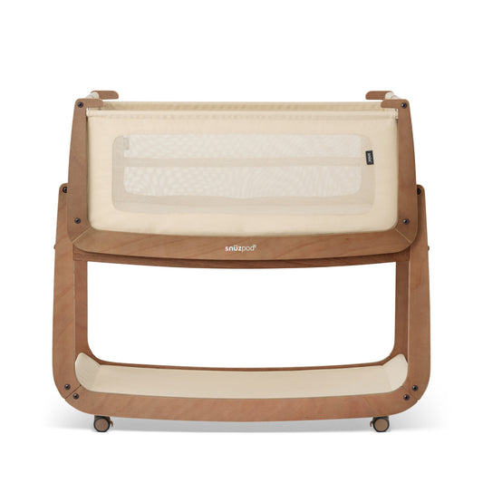 SnuzPod5 Bedside Bassinet Walnut