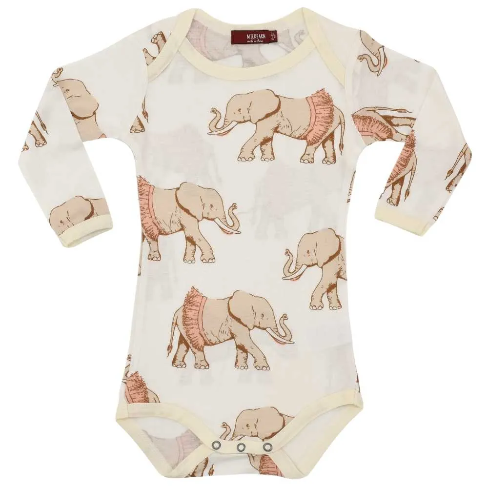 TUTU ELEPHANT BAMBOO LONG SLEEVE ONE PIECE